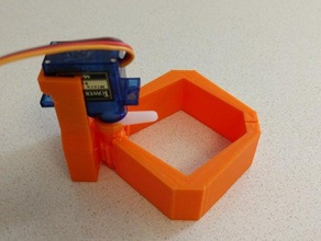 Roboter-hand ein Stück in der Robotik servo 3d print model - Mito3D