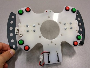 los botones de la palanca cambios simulador wirelesswired automoción coche pádel las carreras simracing 3d print model - Mito3D