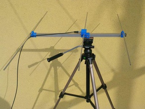 ultraportable yagi-uda antenne vhfuhf 3d de l'impression ham radio 3d print model - Mito3D