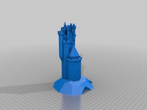 ja castillo de los edificios estructuras personalizado 3d print model - Mito3D