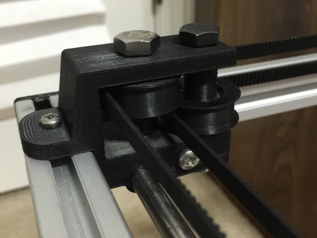 xy bearings offset remix longer travel 3d printer parts reprap smartcore smartrap smartrapcore alu 3D print model - Mito3D
