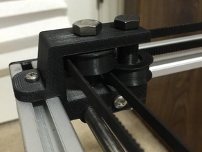 xy bearings offset remix longer travel 3d printer parts reprap smartcore smartrap smartrapcore alu 3d print model - Mito3D