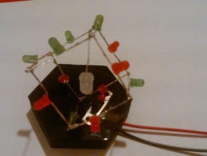 led cube electronics holder soldering 3d print model - Mito3D