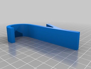 banyo ısı demiryolu kanca özelleştirilebilir havlu tutucu openscad 3d print model - Mito3D