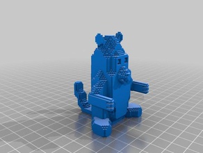 cute otter - Spielzeug Spiele 3d print model - Mito3D