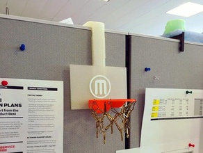 canestro da basket scrivania ufficio giocattolo gioco accessori 3d print model - Mito3D