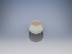 candle holder decor geometry hexagon minimalist simple tealight 3d print model - Mito3D