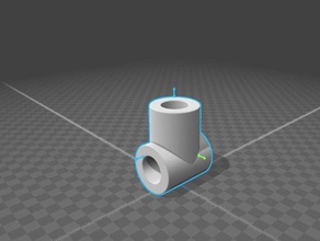 Rohr-Halter Haushalt versorgt 3d print model - Mito3D