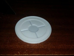 cup può coaster casa 3d print model - Mito3D