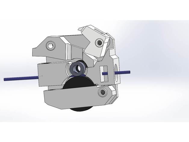 3dator bowden estrusore mk8 gear m6 per il montaggio la stampante estrusori direct drive 3D print model - Mito3D