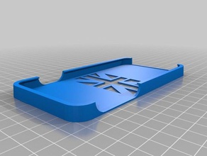 İngiltere iphone 6 vaka mobil özelleştirilmiş 3d print model - Mito3D