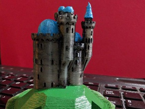 steves customized fantastic medieval castle generator v1 buildings structures 3d print model - Mito3D