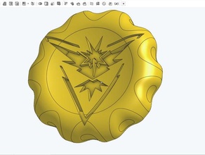equipo instinto badgecoin las monedas insignias 3d print model - Mito3D