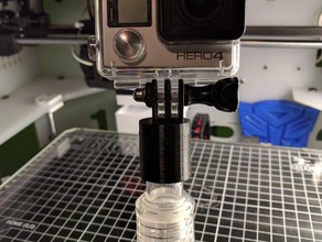 gopro gopole camera adapter mount 3d print model - Mito3D