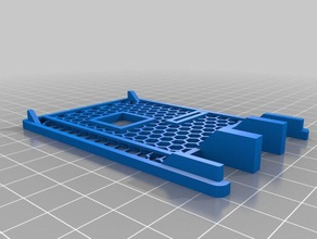 raspberry pi 2 caso di copertura a maglia foro dissipatore calore 3d la stampante parti 3d print model - Mito3D