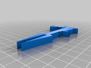 piume ventre lucertola chip clip 3d stampa 3d print model - Mito3D