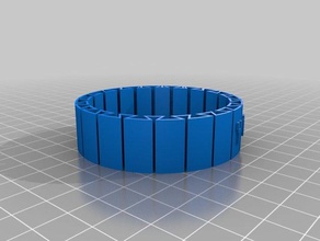 brazalete yolanda les bracelets personnalisé 3d print model - Mito3D