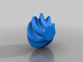 vase exagon décor spirale vases 3d print model - Mito3D