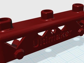 ultimaker buildplatform pezzo posteriore regolabile 3d la stampante parti z-asse bulidplatform calibrazione original umo plus aggiornamento 3d print model - Mito3D