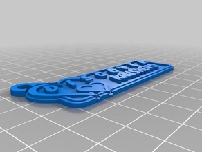 discover 5 keychains customized 3d print model - Mito3D