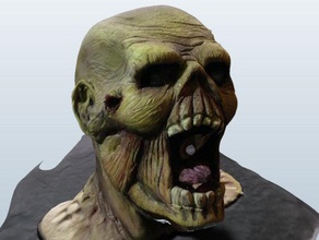 zombie sculptures 3d printer printing slash zombies 3d print model - Mito3D
