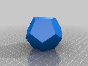 dodecahedron heykeller özelleştirilmiş 3d print model - Mito3D
