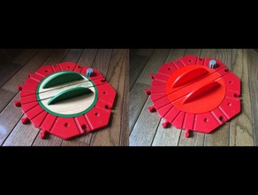 thomas roundhouse mesa giratória pista playsets de trem 3d print model - Mito3D