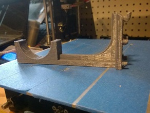 peg board filament rack bracket 3d printer accessories 3d print model - Mito3D