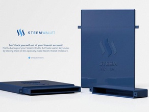 steem wallet steemitcom - Organisation a4-design backup dollar Schlüssel Passwort private öffentlichkeit recovery Sicherheit 3d print model - Mito3D