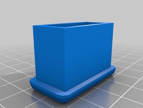 rectangular chair foot 3d printing 3d print model - Mito3D