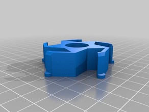meu personalizados spool de hub adaptador direito Impressora 3d peças personalizado 3d print model - Mito3D