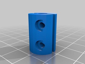 5mm axis coupler parts customized 3d print model - Mito3D