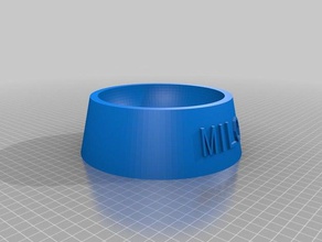 milos doggy bowl pets customized 3d print model - Mito3D