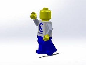 legoguy toy & game accessories 3d print model - Mito3D