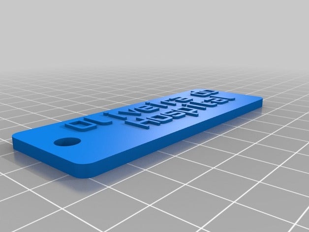 etiqueta de oliveira do hospital organização personalizado 3D print model - Mito3D