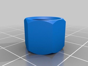 il mio personalizzato dado di lavoro bullone rondella filettata fabbrica parti 3d print model - Mito3D