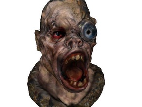 mutant creature sculptures 3d printer printing slash monster openscad zombie zombies 3d print model - Mito3D