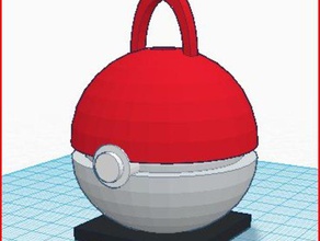 pokeball portachiavi 100 3 d stampa 3d print model - Mito3D