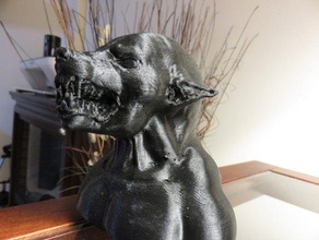 lycanthrope sculptures 3d printer printing slash openscad 3d print model - Mito3D
