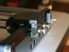 anet a8 improved y-belt tensioner 3d printer parts 3d print model - Mito3D
