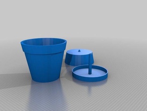 nested flower pot stash box 2 3d printing 3d print model - Mito3D