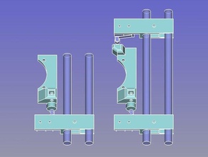 passen Sie minmax endstops der z-Achse 3d Drucker Teile einstellbare Endabschalter hesine prusa i3 Achse 3d print model - Mito3D