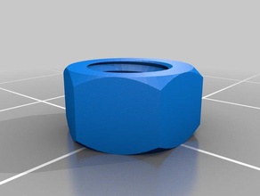 5mm nut parts customized 3d print model - Mito3D