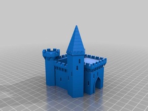 mi personalizados gran castillo generador de los edificios estructuras 3d print model - Mito3D