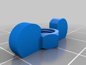 5mmwingnut parts customized 3d print model - Mito3D