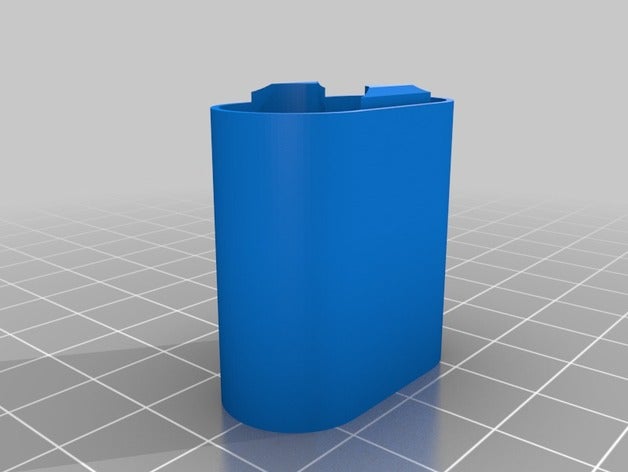 battery case base aa x2 containers customized 3D print model - Mito3D