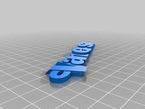 il mio personalizzato iamburnystext nome portachiavi vanessa organizzazione 3d print model - Mito3D