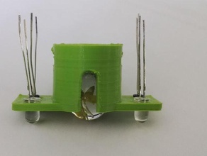 ball caster-led-Halter Robotik 3d print model - Mito3D