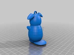 magic bunny animali 3d print model - Mito3D