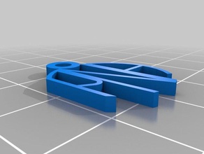 paxton monogram pendant gioielli personalizzato 3d print model - Mito3D